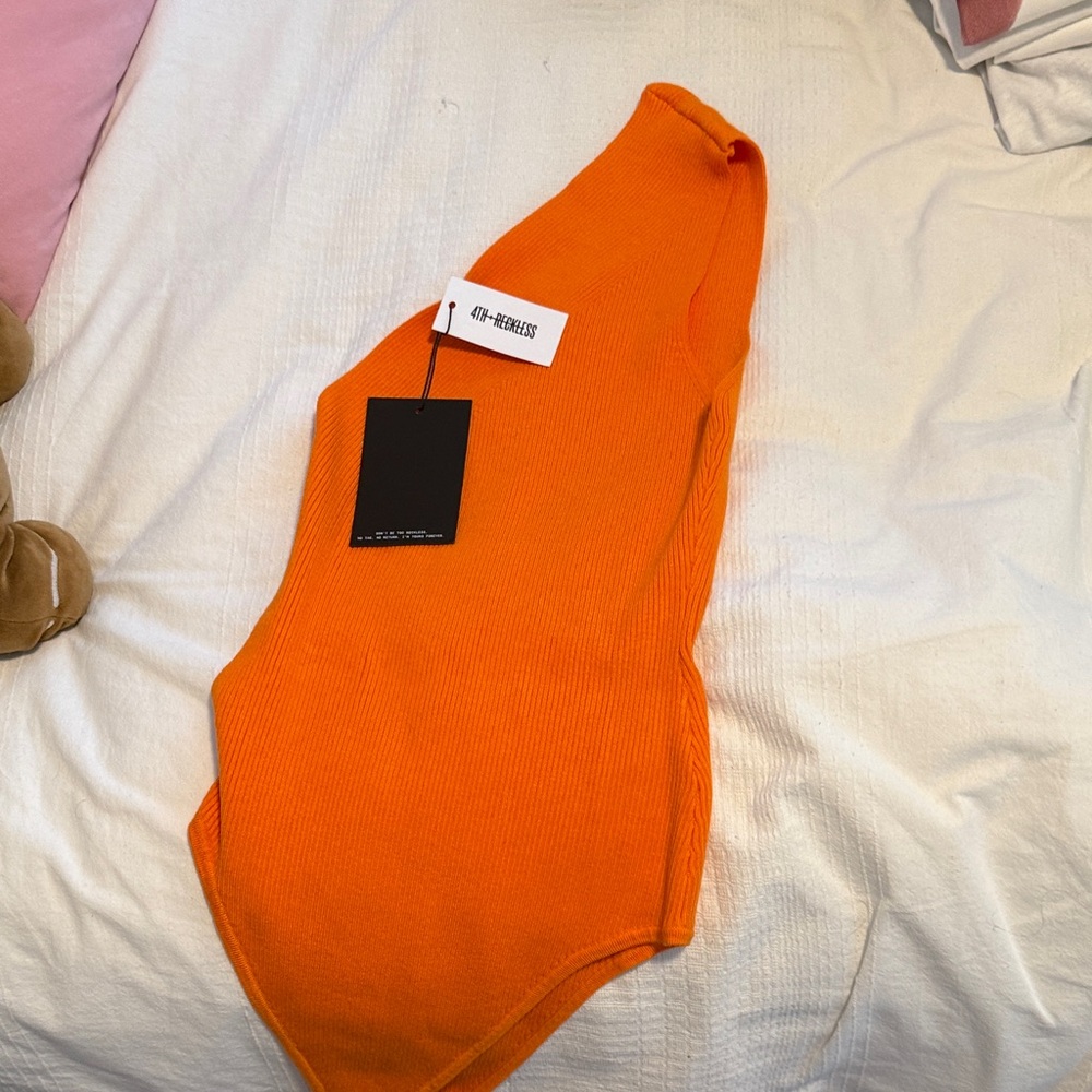 Women’s Orange Bodysuit